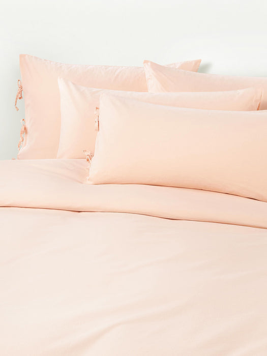 Washed Cotton Percale Duvet Cover Leonie