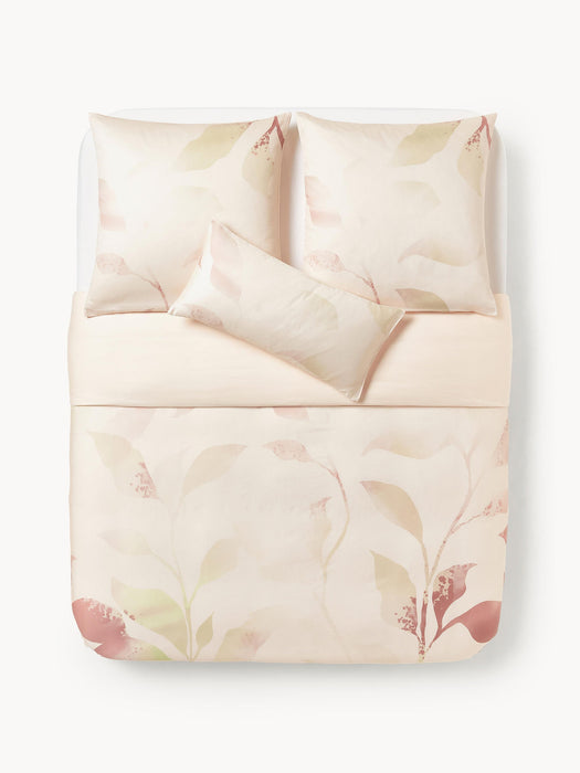 Marino Cotton Sateen Duvet Cover with Floral Print