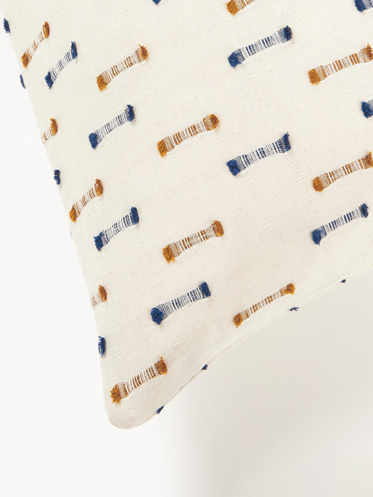 Cotton Duvet Cover Lenja with Tufted Fringes