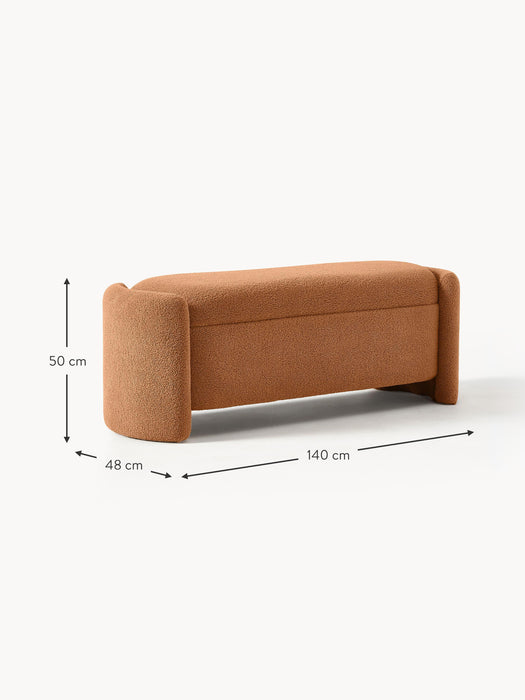 Teddy Upholstered Bench Benji with Storage Space