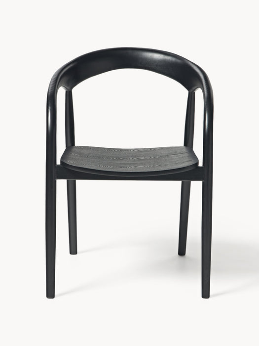 Ash Wood Dining Chair Camille with Armrests