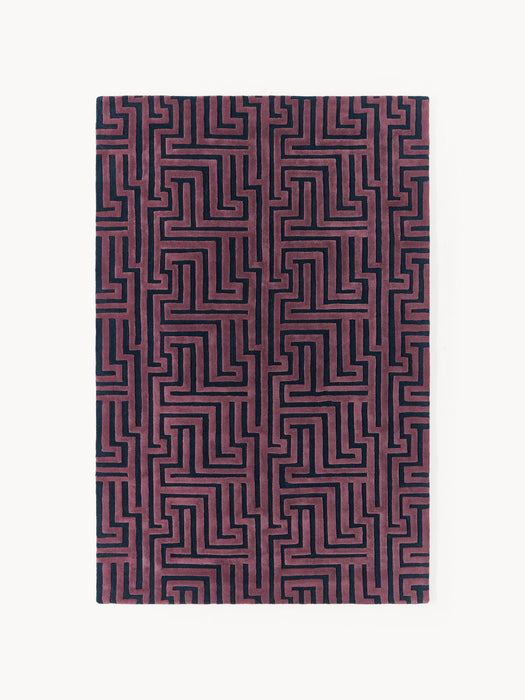 High-Low Wool Rug Monty Hand-Tufted