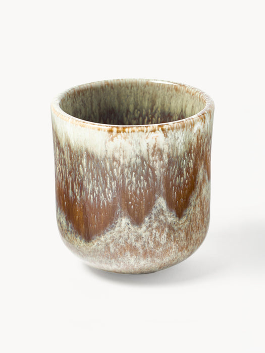 Handmade Espresso Cups Danza with Reactive Glaze Set of 4