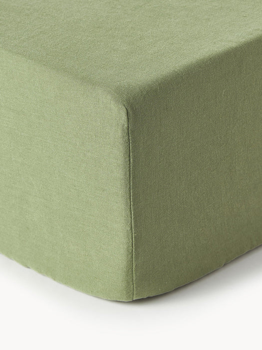 Airy Boxspring Fitted Sheet, Washed Linen