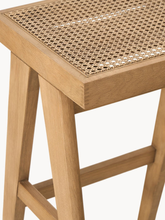 Bar Stool Sissi with Viennese Wickerwork