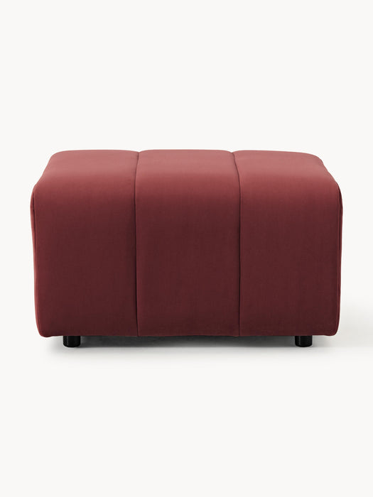 Velvet Ottoman Lena