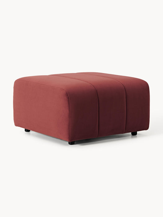 Velvet Ottoman Lena