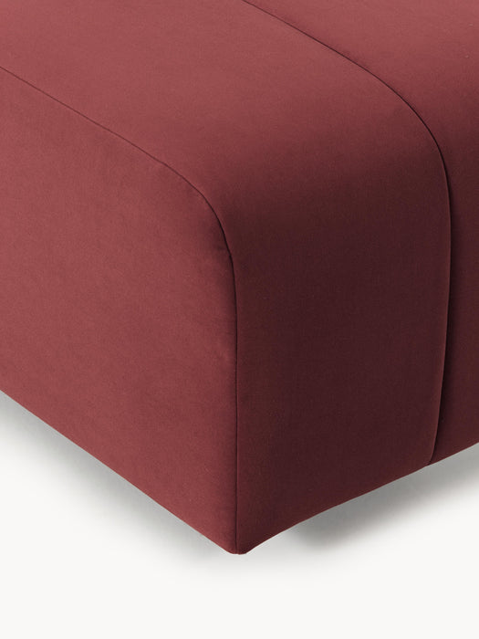 Velvet Ottoman Lena