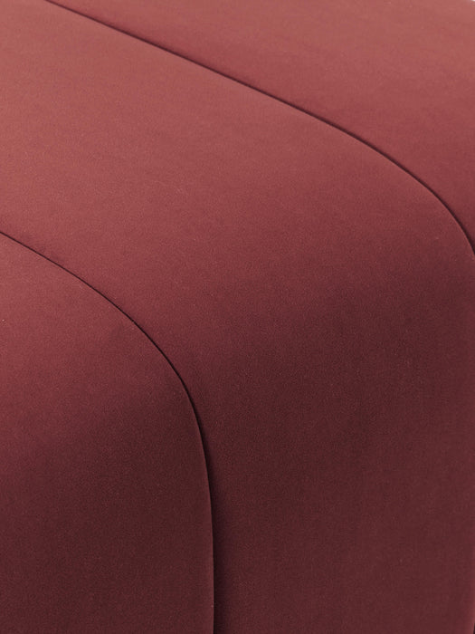 Velvet Ottoman Lena