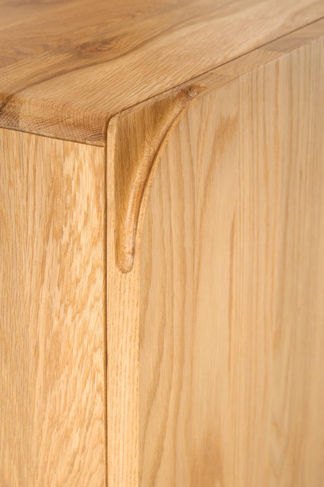Oak Wood Bedside Table Cadi
