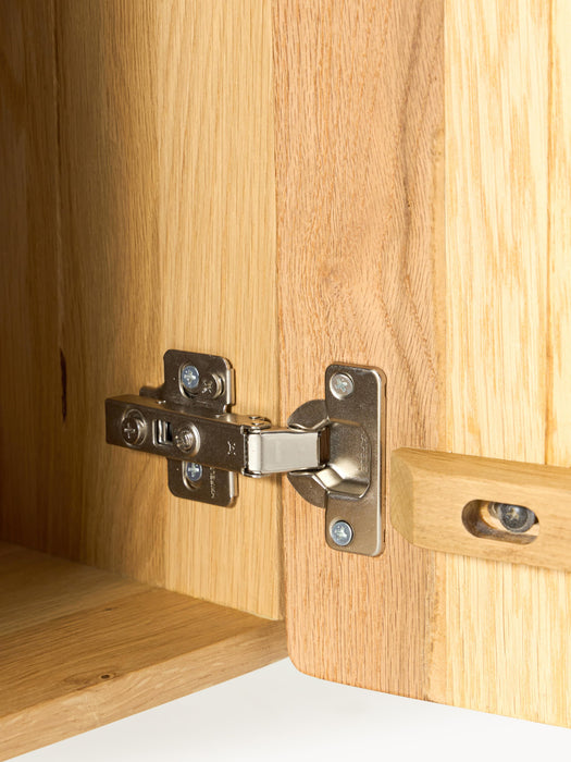 Oak Wood Bedside Table Cadi