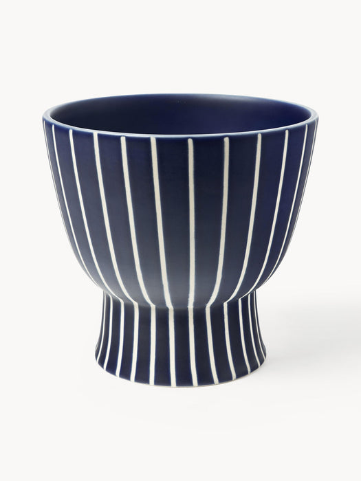 Elio Hand-Painted Cover Pot, H 23 cm
