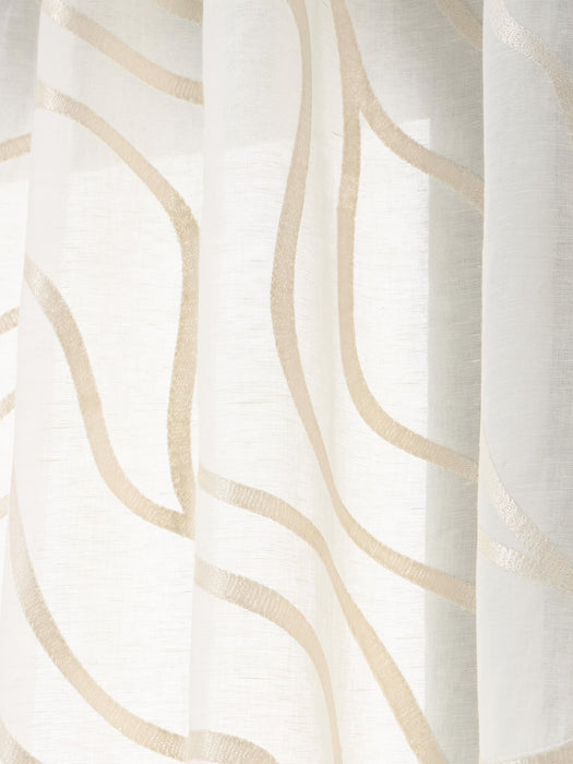 Light-Filtering Multi-Band Curtains Lidia Set of 2 W 140 cm
