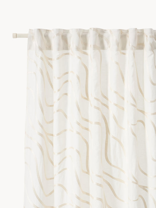 Light-Filtering Multi-Band Curtains Lidia Set of 2 W 140 cm