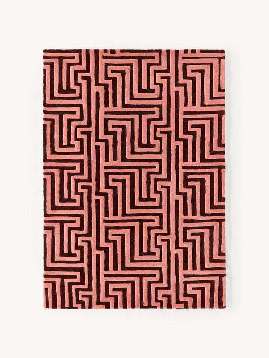 High-Low Wool Rug Monty Hand-Tufted