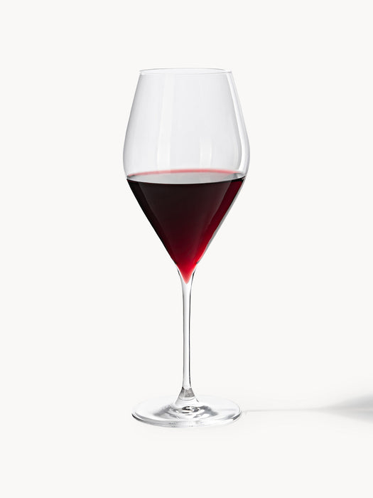 Silvio Crystal Red Wine Glasses, 700ml, Set of 4