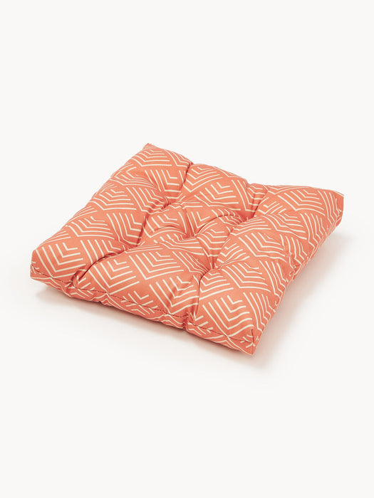 Milano Outdoor Seat Cushion with Graphic Pattern
