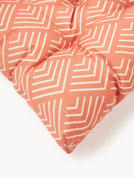 Outdoor Seat Cushion Milano with Graphic Pattern