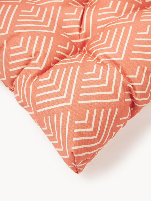 Milano Outdoor Seat Cushion with Graphic Pattern
