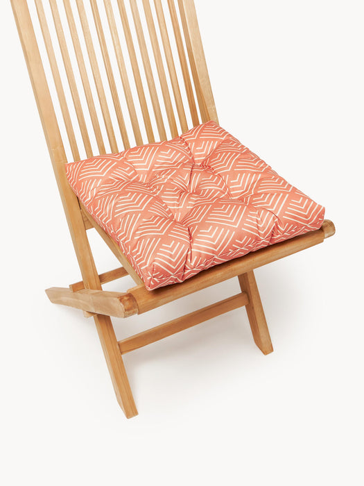 Milano Outdoor Seat Cushion with Graphic Pattern