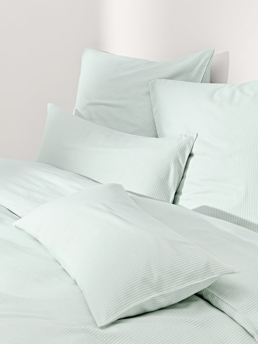 Flannel Duvet Cover Javon with Fine Stripes