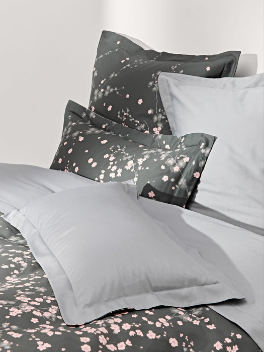 Cotton Sateen Duvet Cover Sakura with Floral Print