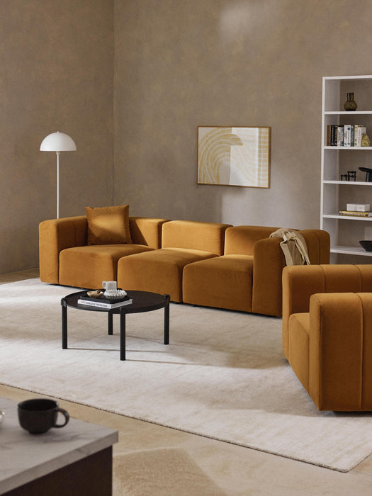 Modular Velvet Sofa Lena 4-seater