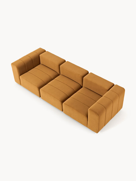 Modular Velvet Sofa Lena 4-seater