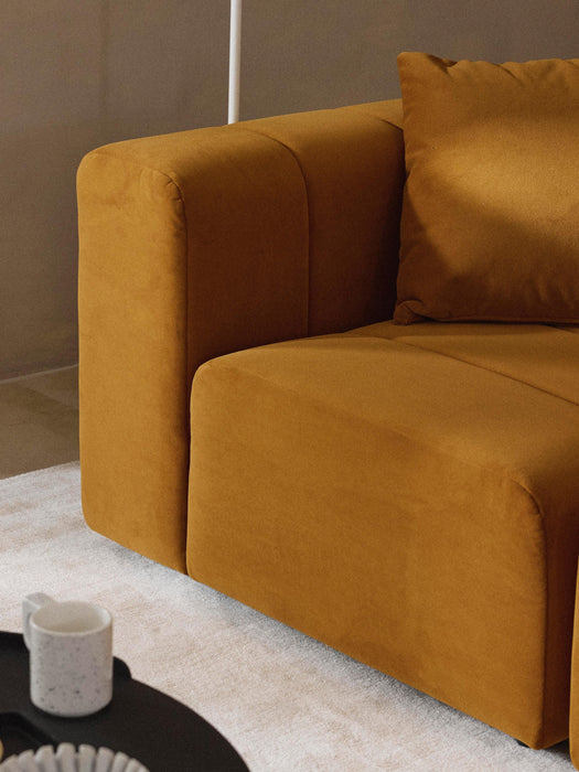 Modular Velvet Sofa Lena 4-seater