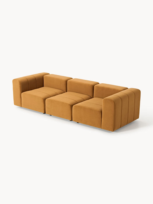 Modular Velvet Sofa Lena 4-seater