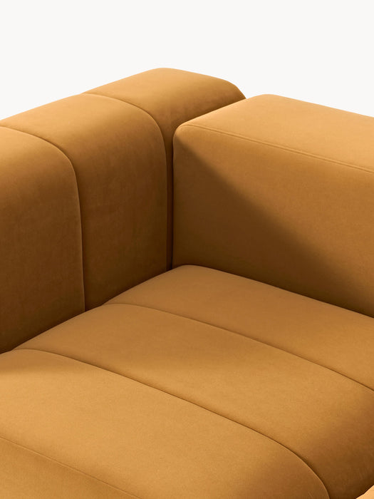 Modular Velvet Sofa Lena 4-seater