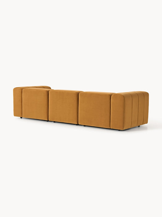 Modular Velvet Sofa Lena 4-seater