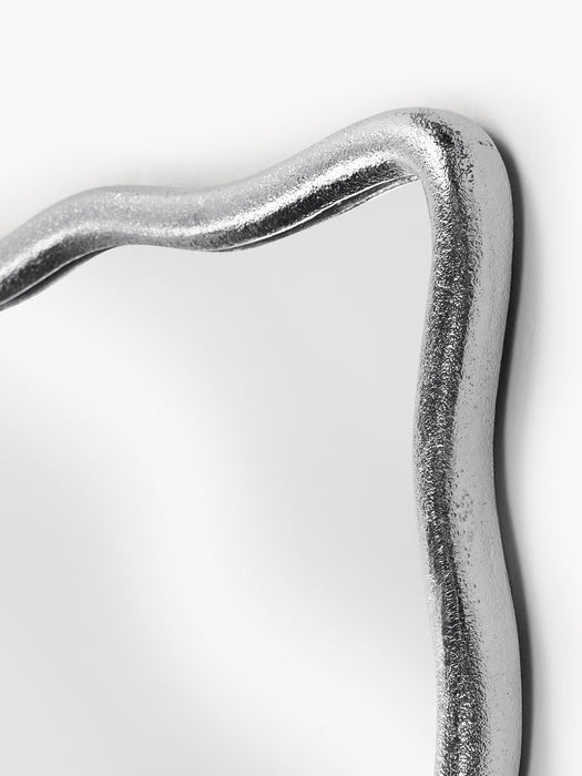 Full Length Mirror Reggie with Wavy Metal Frame