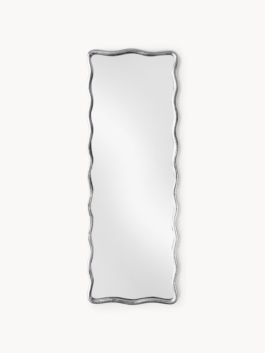 Full Length Mirror Reggie with Wavy Metal Frame