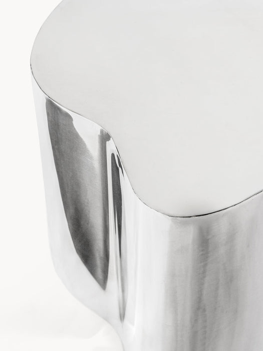 Dale Metal Side Table in Organic Shape