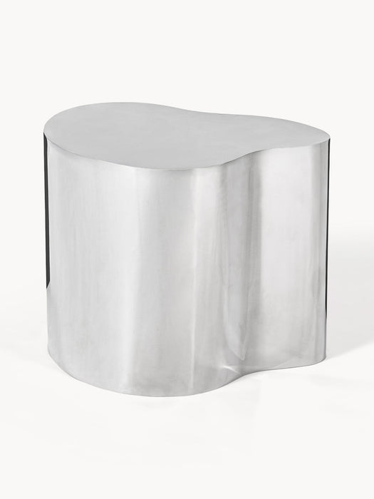 Dale Metal Side Table in Organic Shape