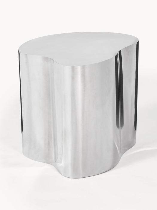 Dale Metal Side Table in Organic Shape