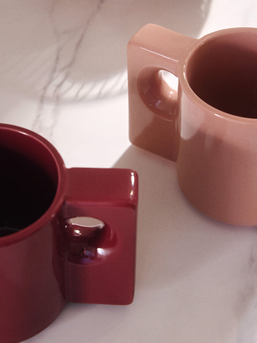 Porcelain Mugs Keira Set of 2