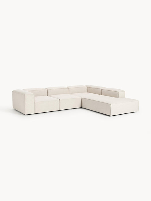 Lennon Linen Blend Modular Corner Sofa (4-seater)