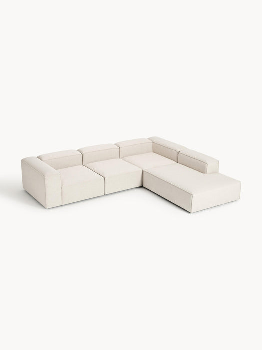 Lennon Linen Blend Modular Corner Sofa (4-seater)