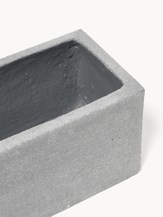 Tuscany Outdoor Concrete Cover Pot, H 19 cm
