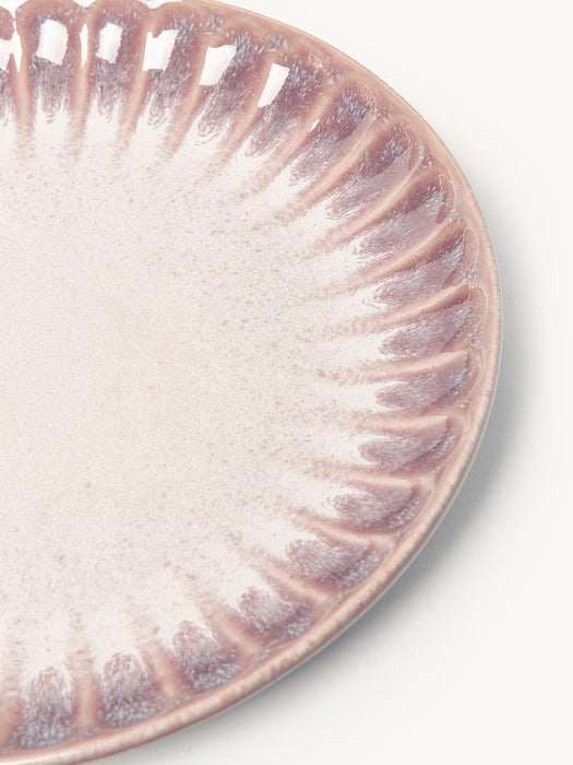 Vinci Handmade Breakfast Plates with Reactive Glaze, Set of 4