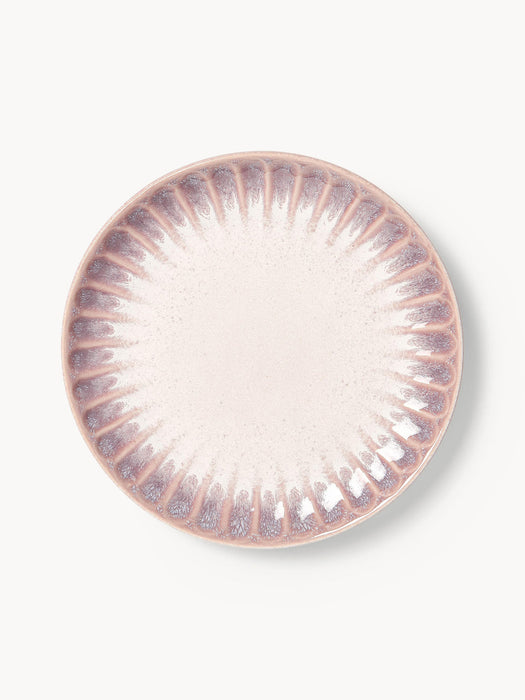 Vinci Handmade Breakfast Plates with Reactive Glaze, Set of 4
