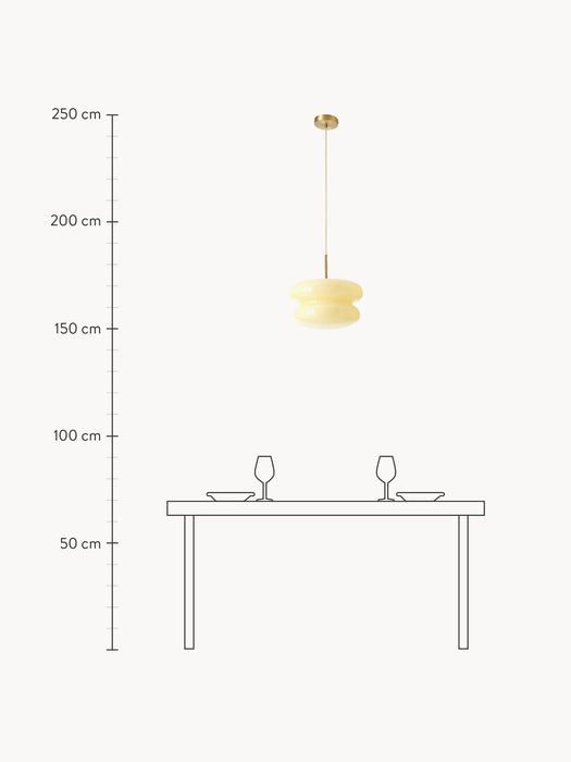 Opal Glass Pendant Light Baya