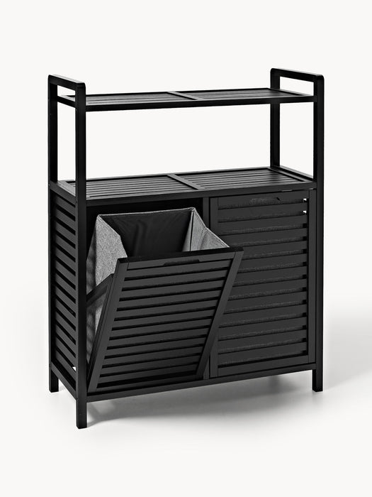Kit Bamboo Bathroom Shelf with Laundry Baskets