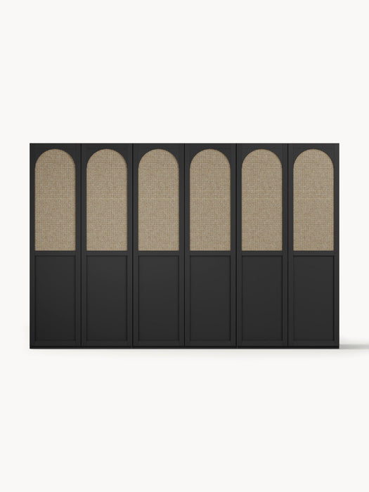 Jeanne Modular Hinged Door Wardrobe, 300 cm Wide, in various sizes