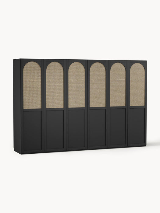 Jeanne Modular Hinged Door Wardrobe, 300 cm Wide, in various sizes