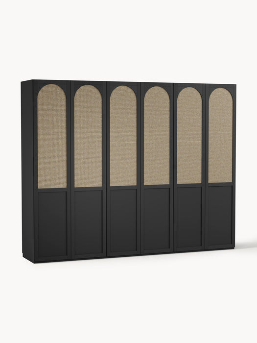 Modular Hinged Door Wardrobe Jeanne 300 cm Wide in various sizes