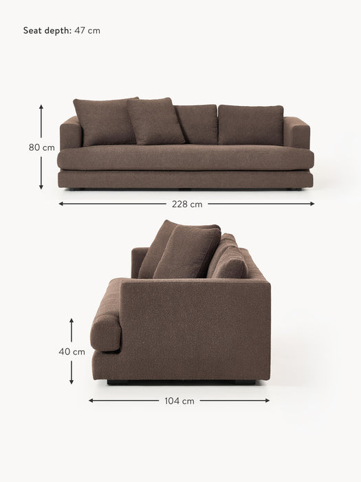 Boucl Sofa Tribeca 3-seater