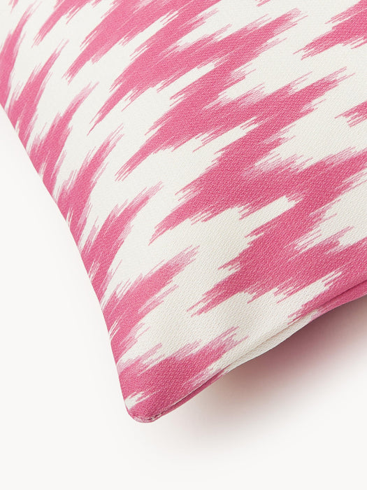 Maillot Outdoor Cushion Cover with Ikat Pattern
